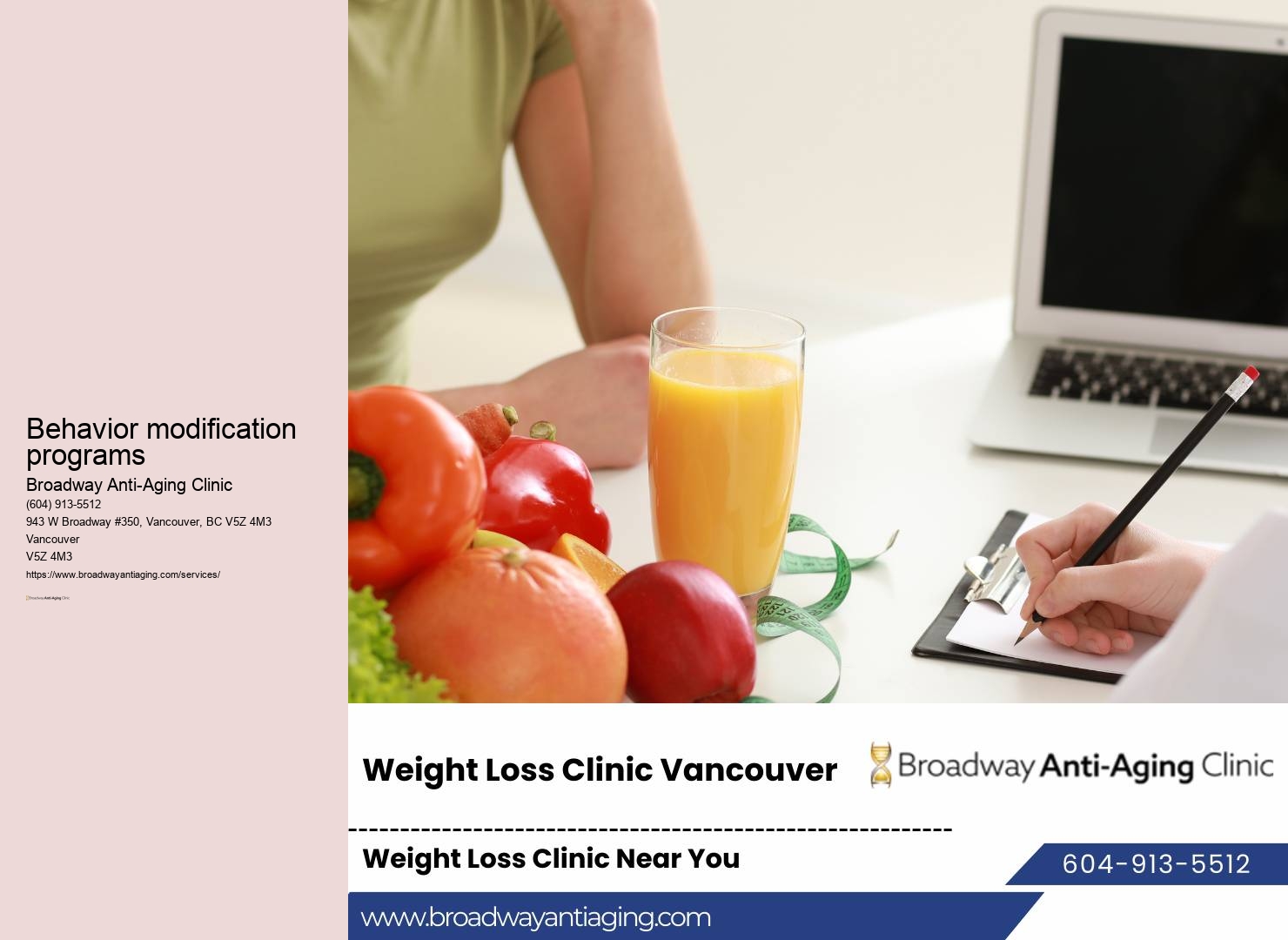Professional weight loss counseling