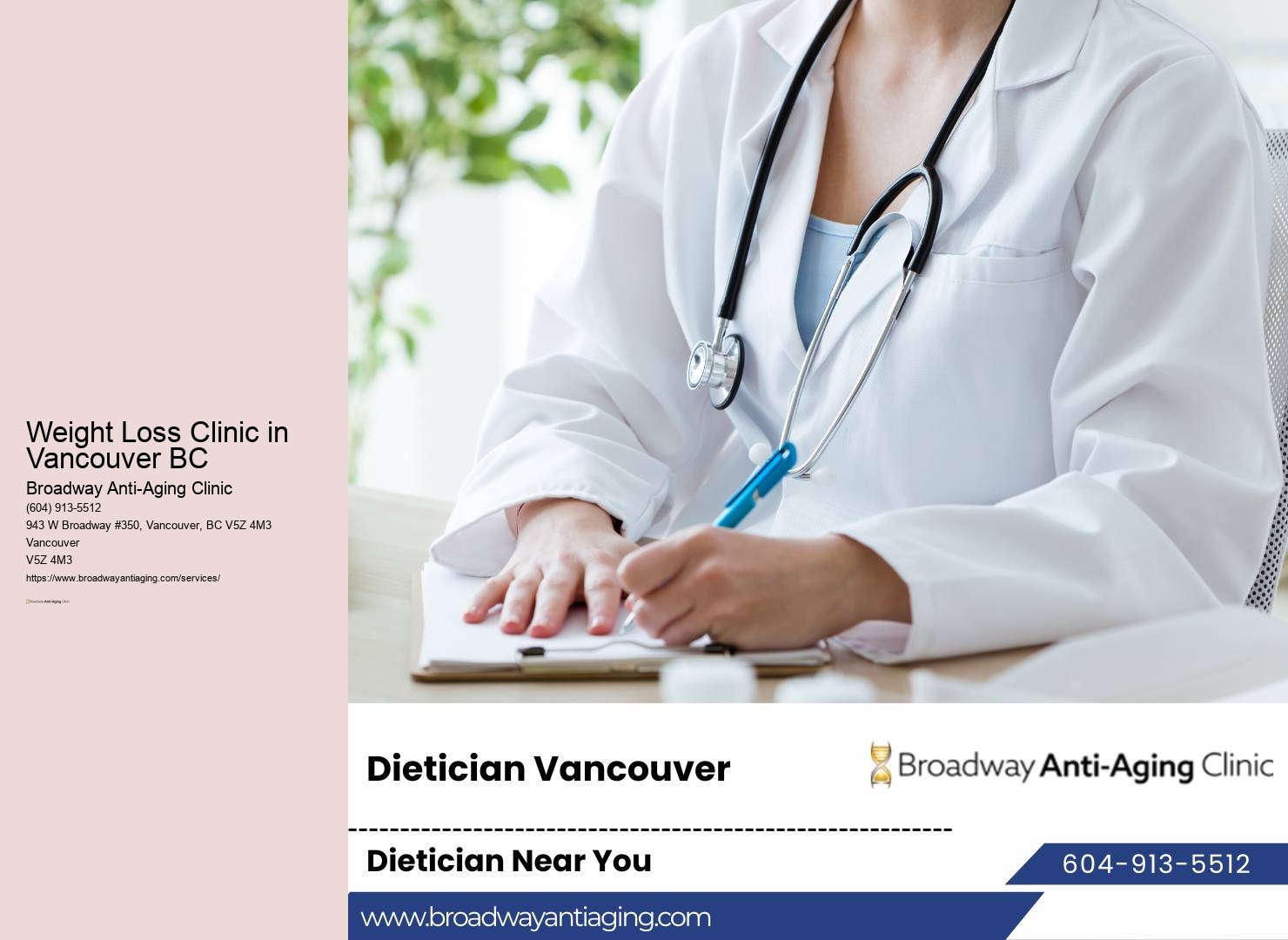 Weight management strategies in Vancouver BC
