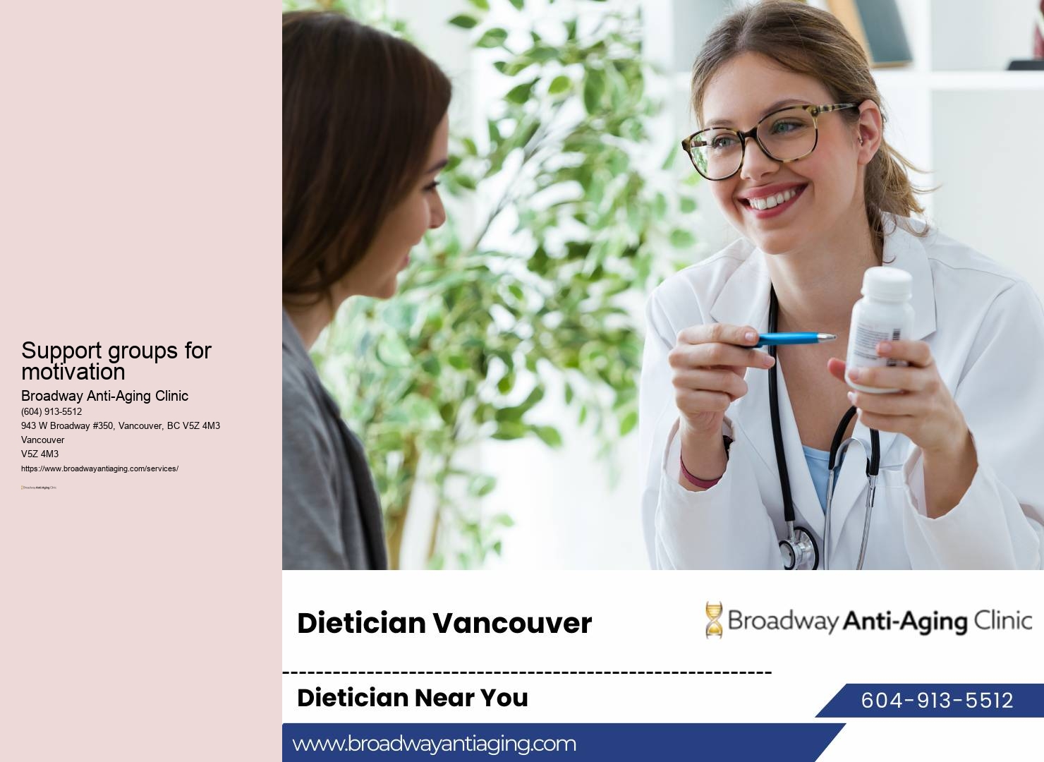 Customized Nutrition Plans Vancouver BC