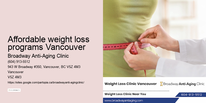 Affordable weight loss programs Vancouver weight loss success stories