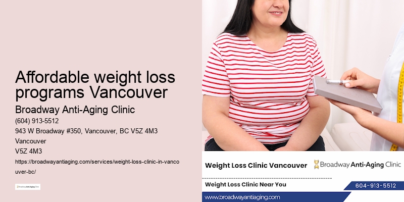 Affordable weight loss programs Vancouver weight loss meal plans