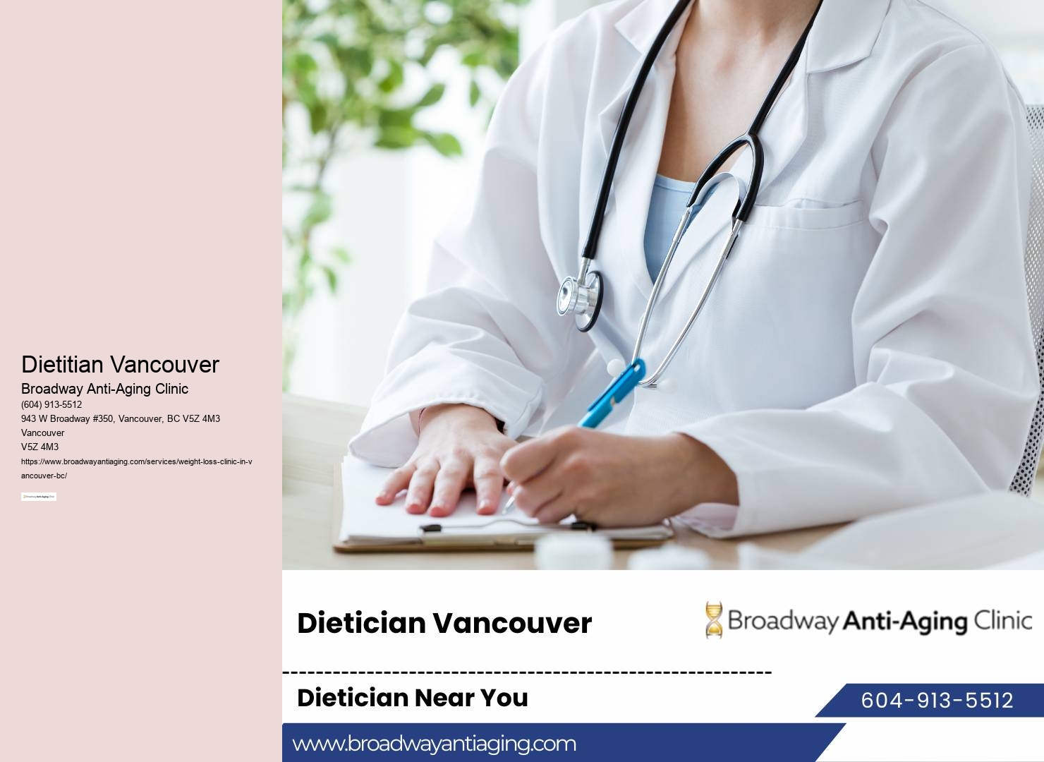 BC nutrition planning for weight loss