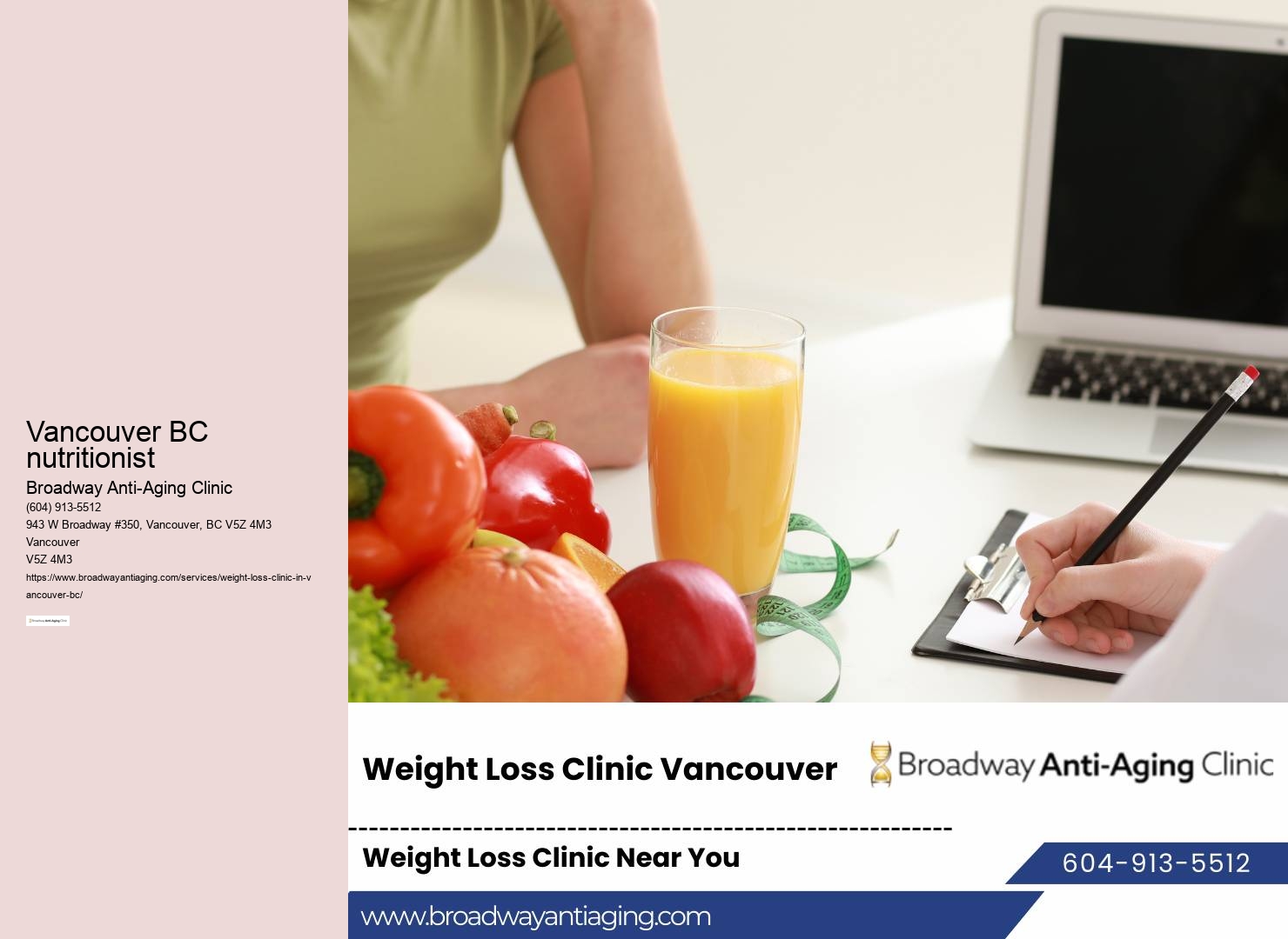 Vancouver BC nutrition counseling