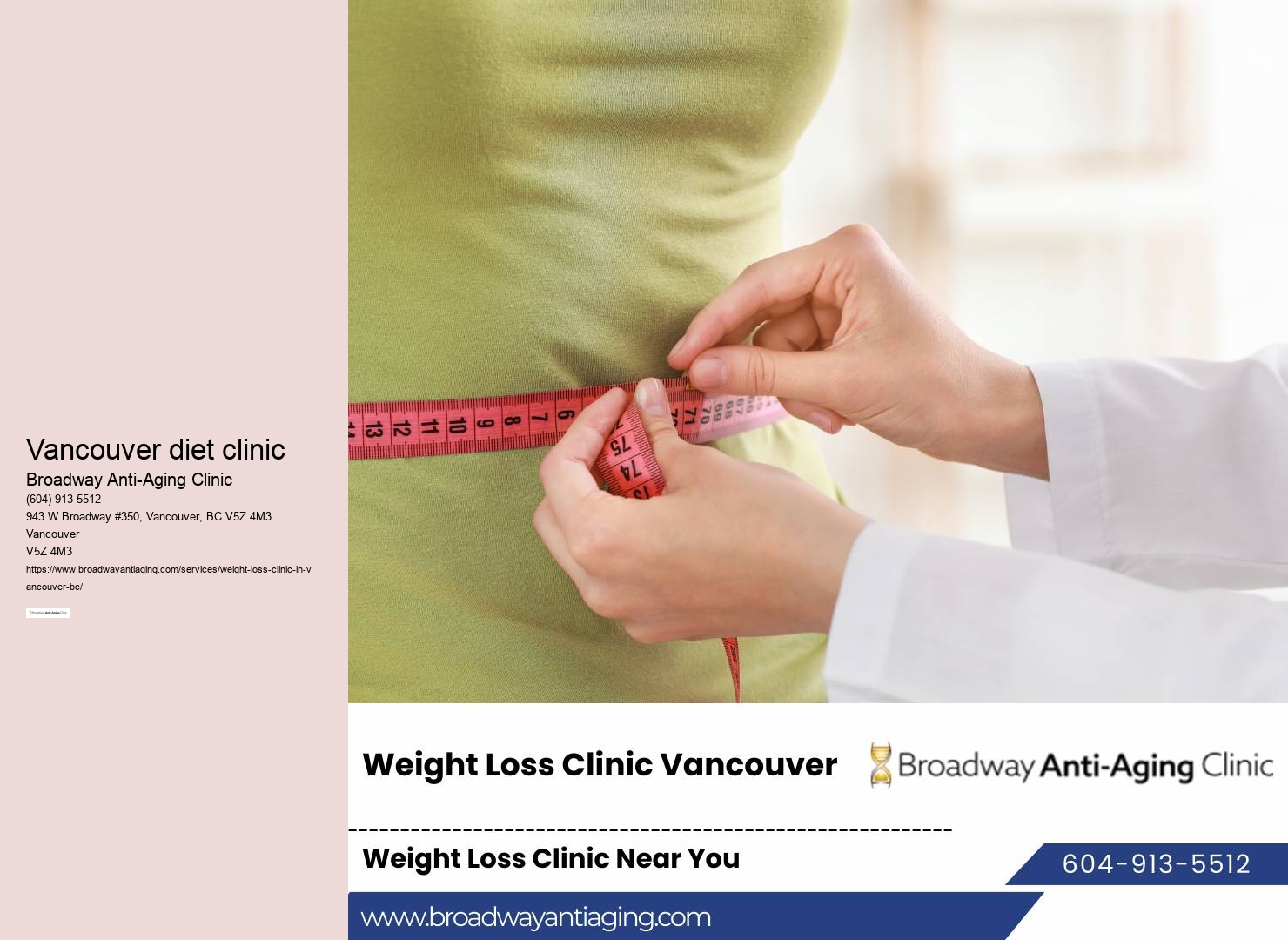 Comprehensive weight management in Vancouver
