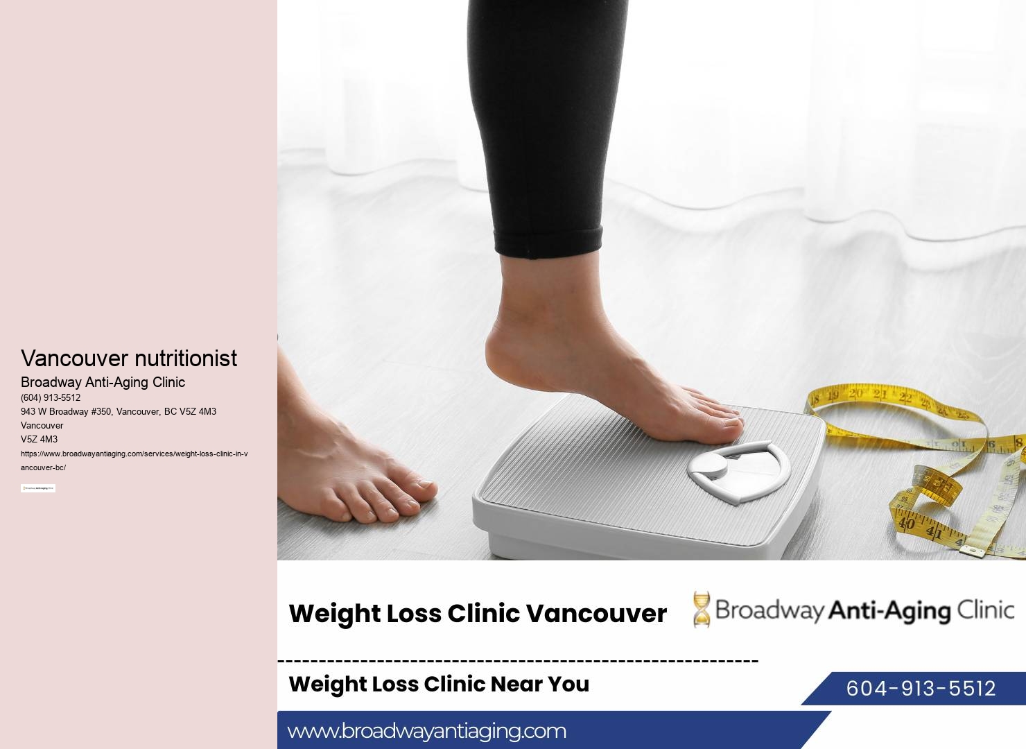 Effective weight loss counseling Vancouver
