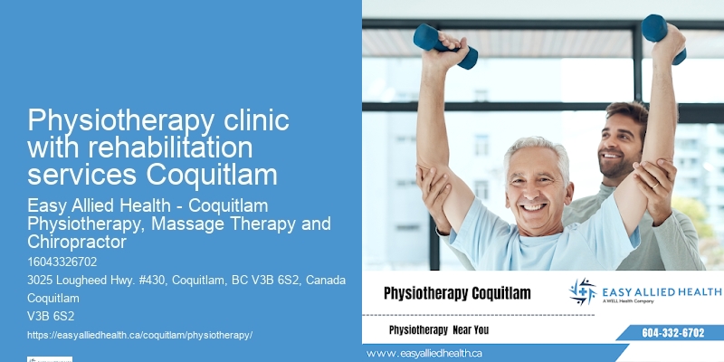 Physiotherapy clinic with rehabilitation services Coquitlam physiotherapy for knee injury