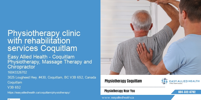 Physiotherapy clinic with rehabilitation services Coquitlam sports injury physiotherapy