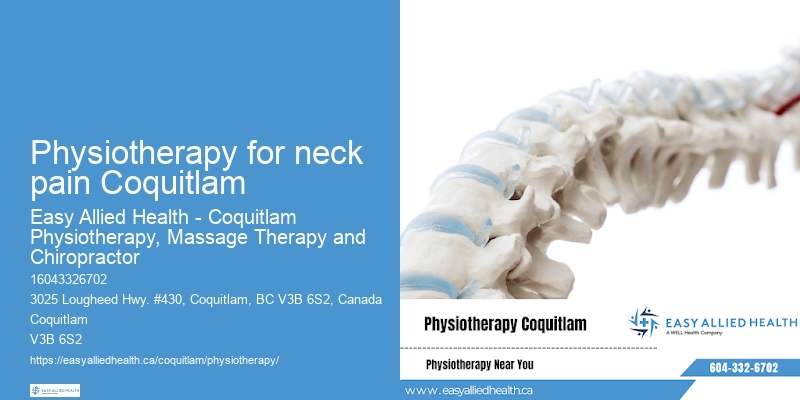 Physiotherapy for neck pain Coquitlam