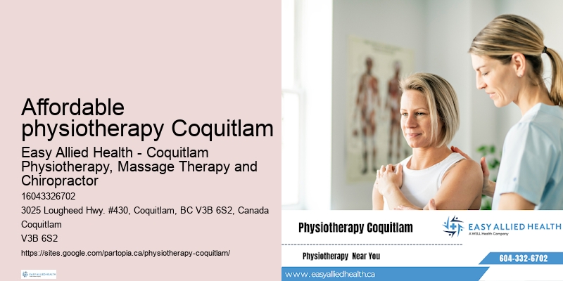 Physiotherapy for back pain Affordable physiotherapy Coquitlam