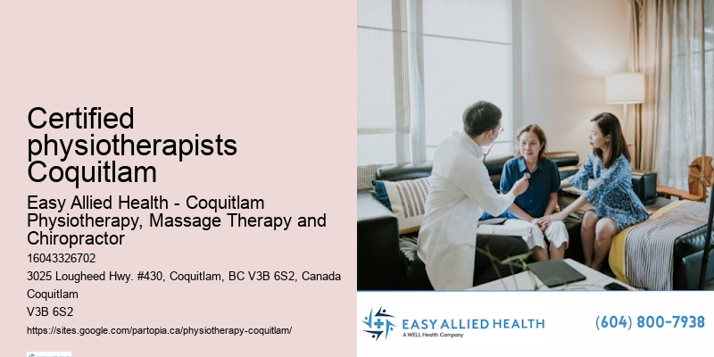 Certified physiotherapists Coquitlam physiotherapy for car accidents