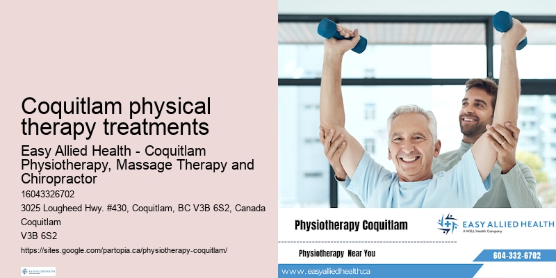 Coquitlam physical therapy treatments physiotherapy facility