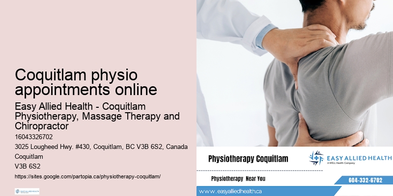 Experienced physiotherapists in Coquitlam physio appointments online