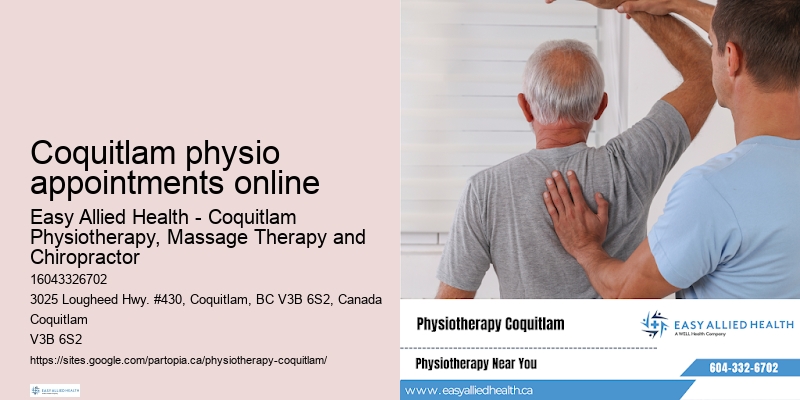 Coquitlam physio appointments online physiotherapy for knee pain
