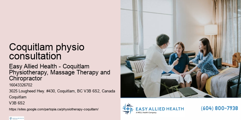 Manual therapy Coquitlam physio consultation