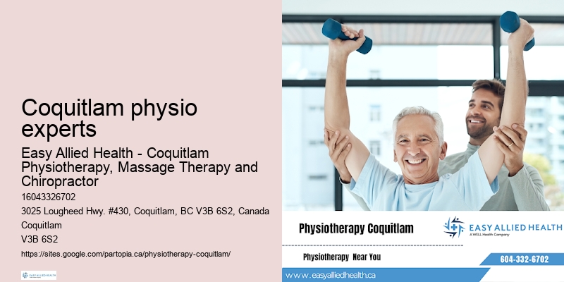 Comprehensive physiotherapy services Coquitlam physio experts