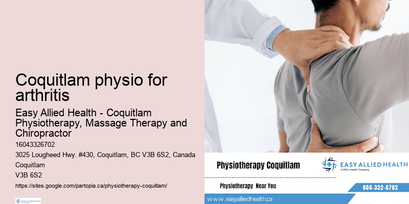 Coquitlam physio for arthritis pediatric physiotherapy