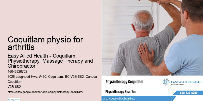Coquitlam physio for arthritis physiotherapy for motor skills development