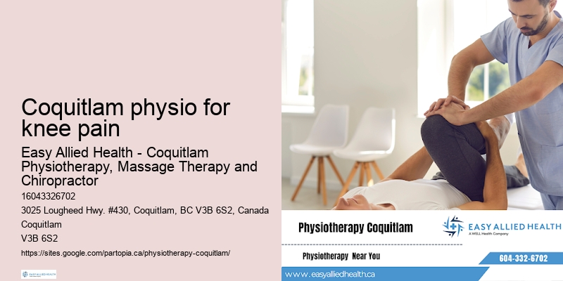 Senior physiotherapy Coquitlam physio for knee pain