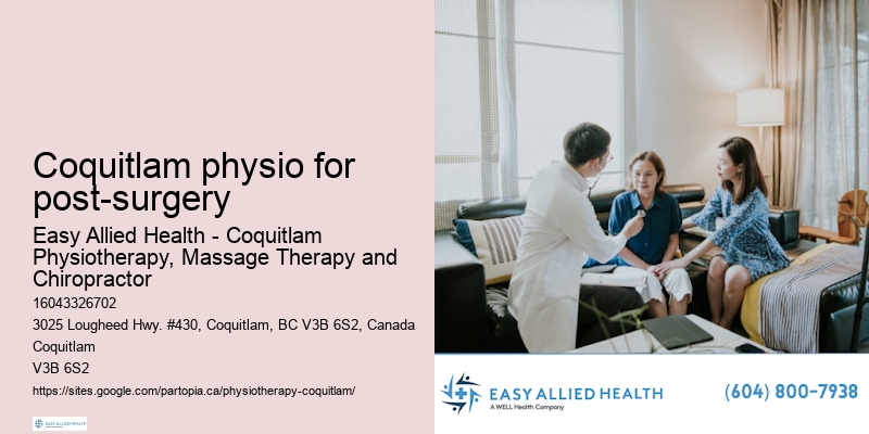 Sports physiotherapy Coquitlam physio for post-surgery