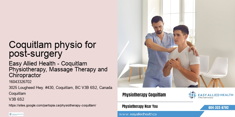 State-of-the-art physiotherapy equipment Coquitlam physio for post-surgery