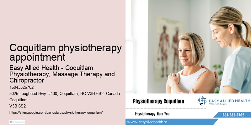 Quality physiotherapy Coquitlam physiotherapy appointment