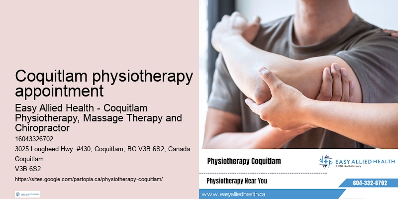 Physiotherapy sessions in Coquitlam physiotherapy appointment
