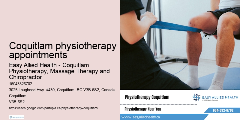 Experienced physiotherapists in Coquitlam physiotherapy appointments