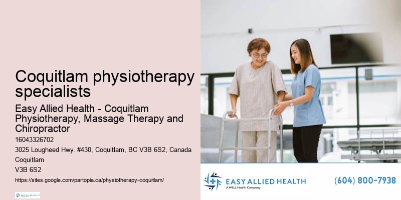 Physiotherapy sessions in Coquitlam physiotherapy specialists