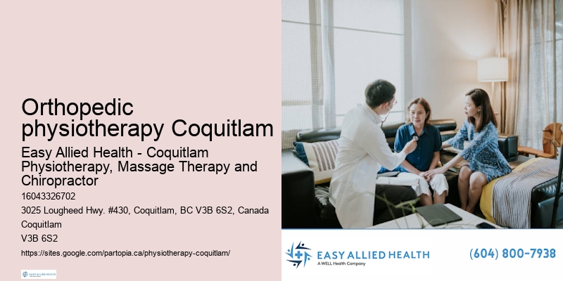 Customized physiotherapy exercises Orthopedic physiotherapy Coquitlam