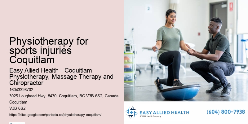 Physiotherapy for sports injuries Coquitlam physiotherapy for motor coordination