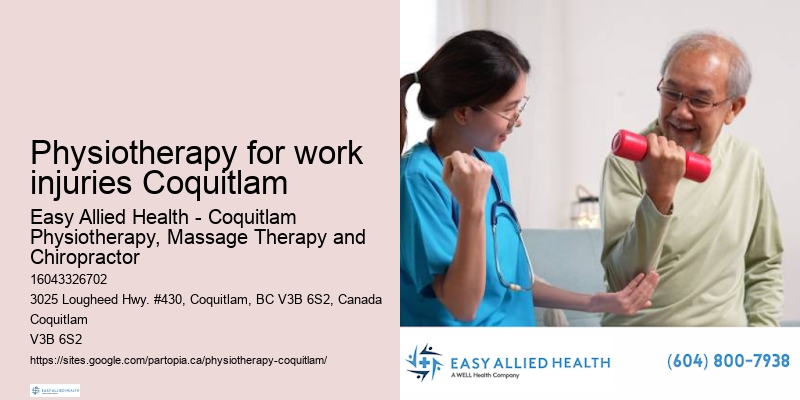 Physiotherapy for work injuries Coquitlam physiotherapy office