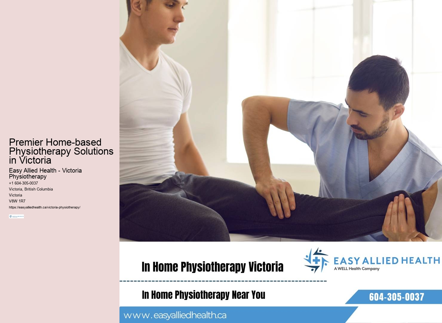Victoria Home Visit Physiotherapy: Bringing Care to You