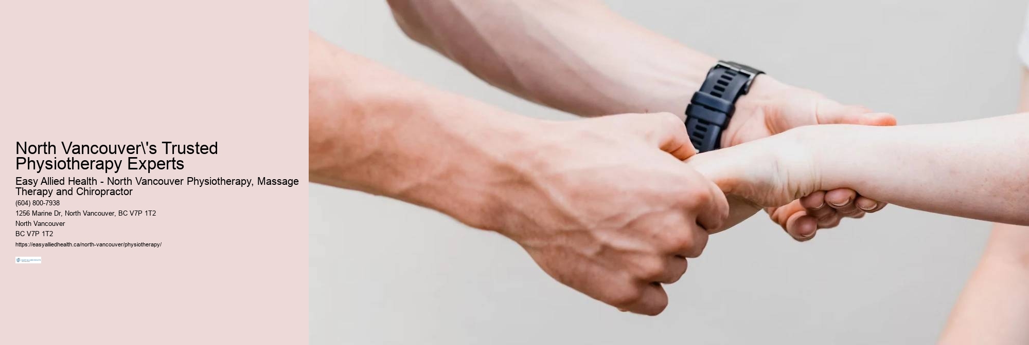 North Vancouver's Trusted Physiotherapy Experts