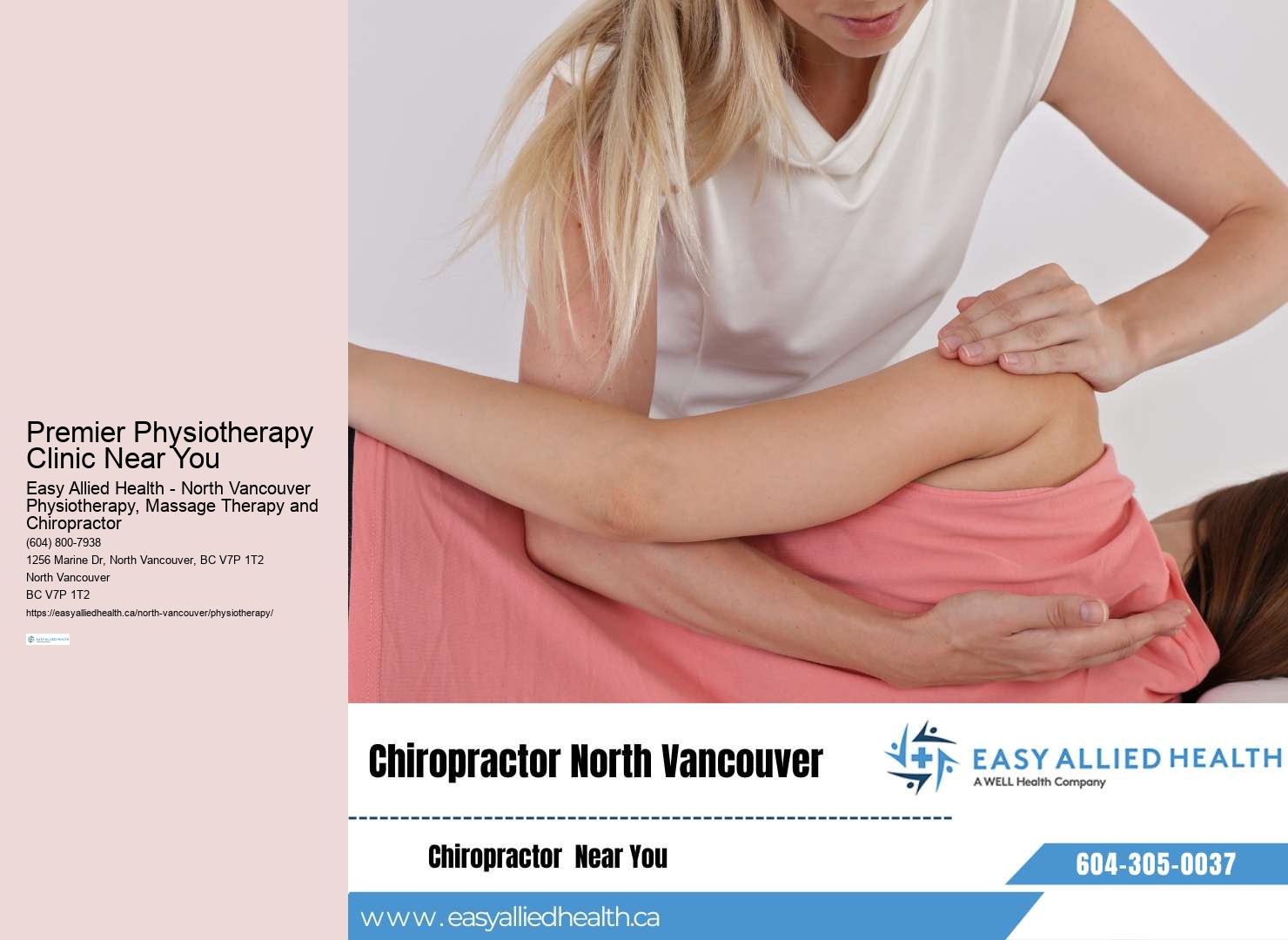 North Vancouver Physiotherapy for Posture Correction