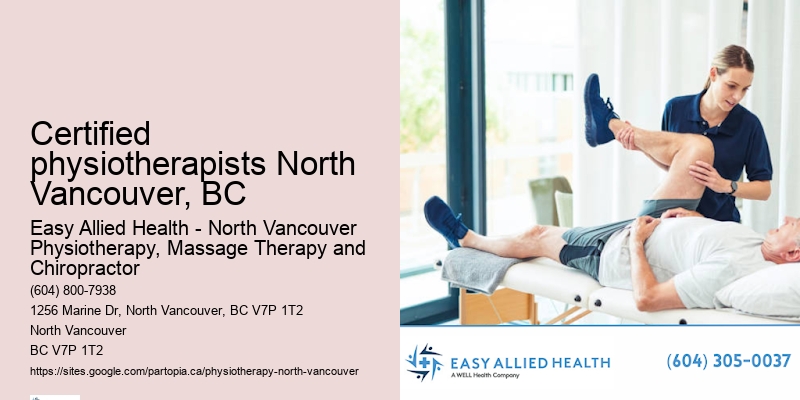 Certified physiotherapists North Vancouver, BC advanced physiotherapy