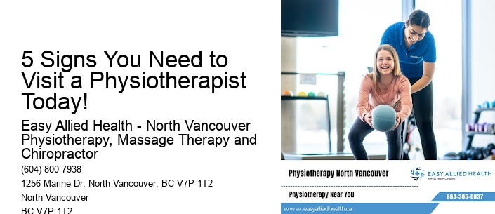 5 Signs You Need to Visit a Physiotherapist Today!