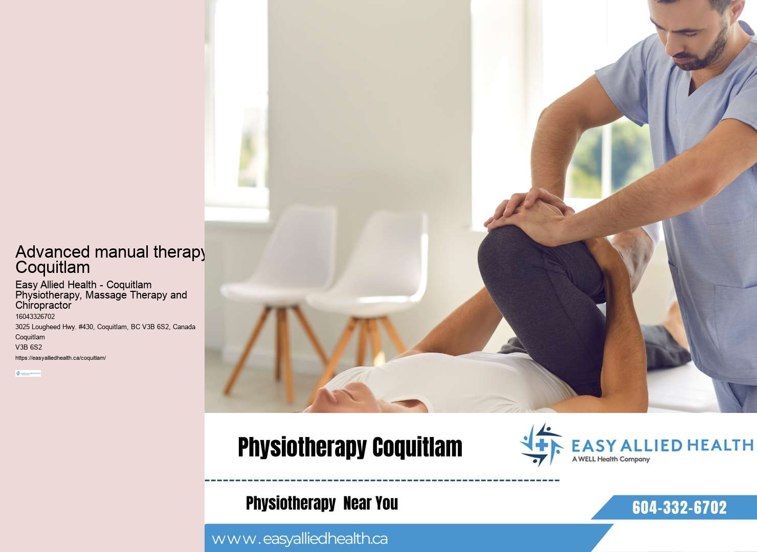 Top-rated Physiotherapy Clinics in Coquitlam