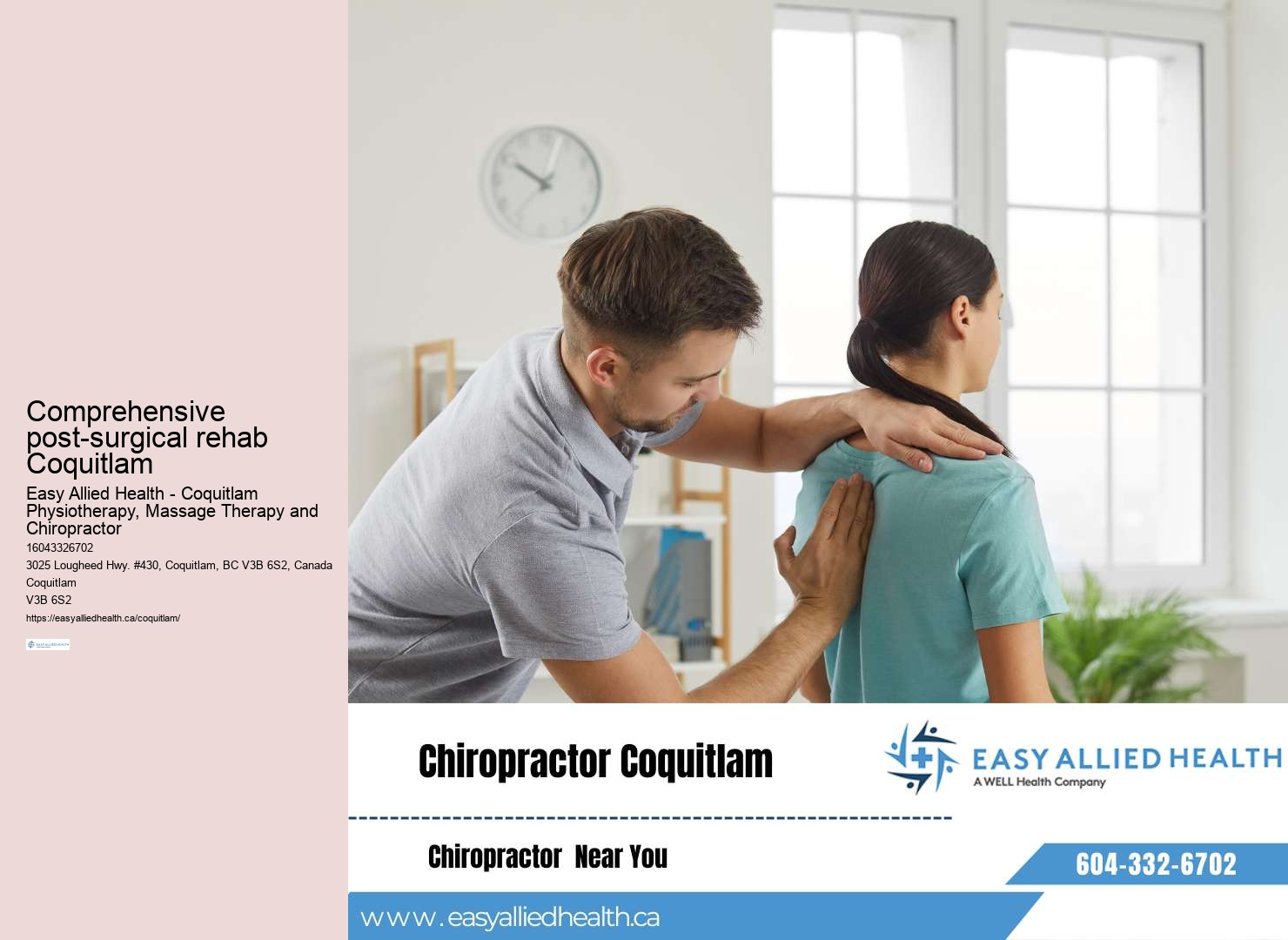 Coquitlam exercise specialists