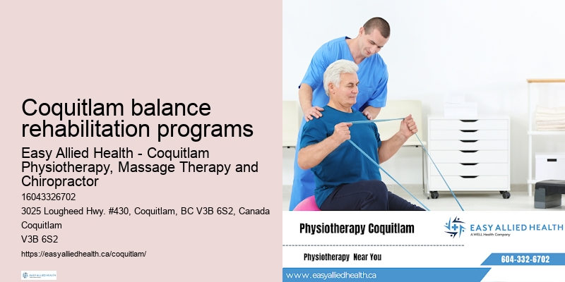Coquitlam balance rehabilitation programs
