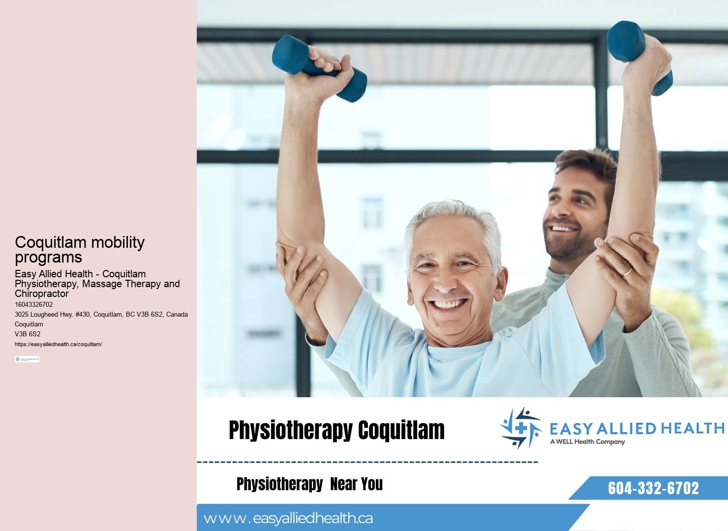 Coquitlam Physiotherapy for Stroke Rehabilitation