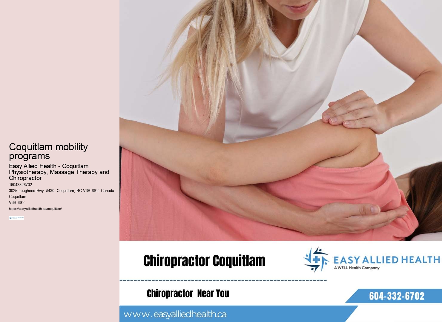 Leading musculoskeletal physiotherapy Coquitlam