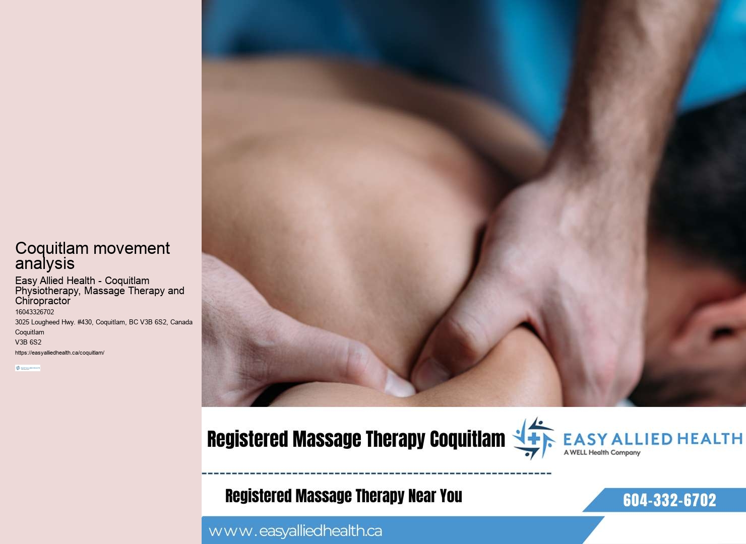 Professional Massage Therapists Coquitlam