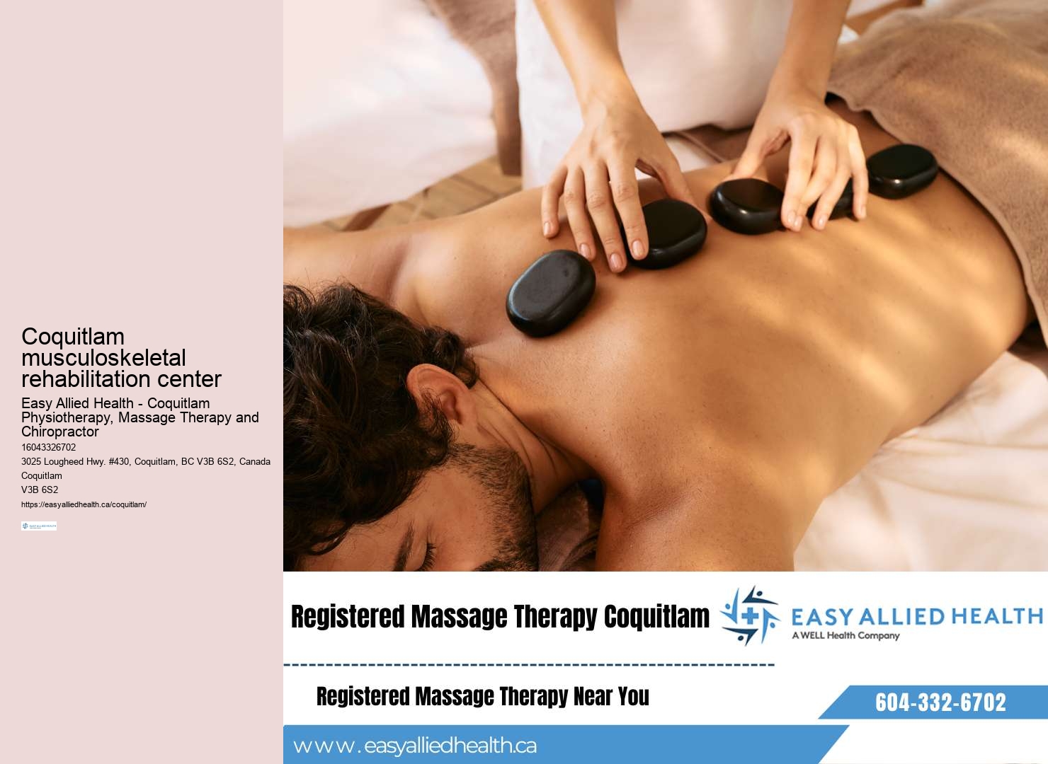 Pain relief therapy Coquitlam