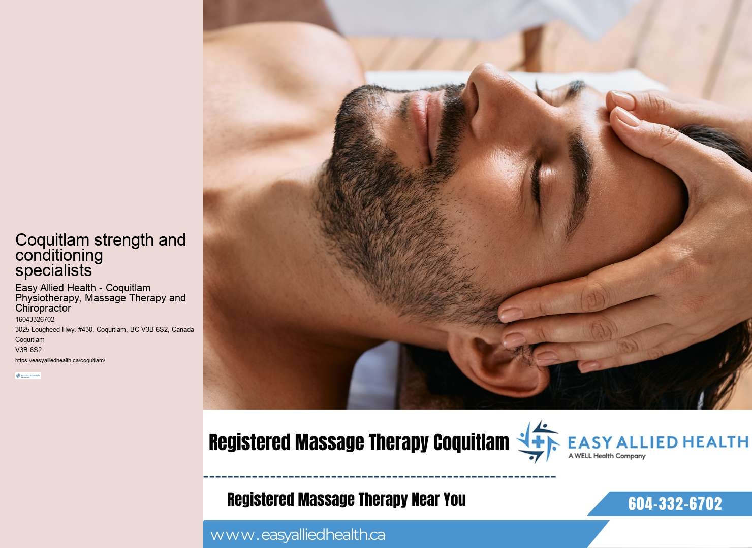 Advanced manual therapy Coquitlam