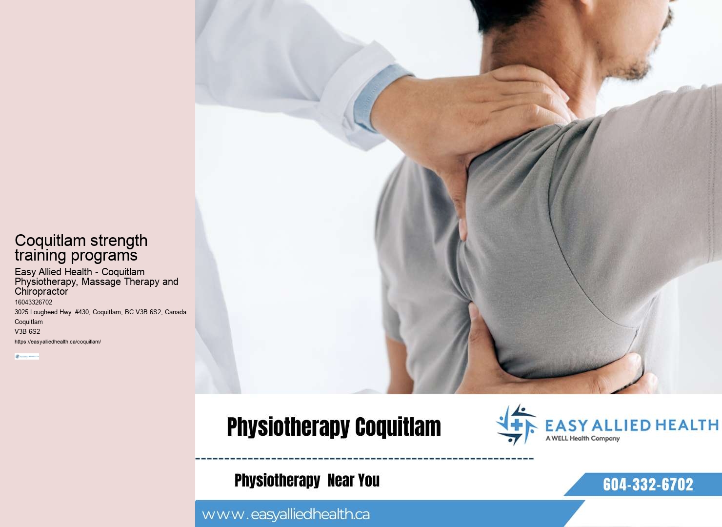 Coquitlam Sports Injury Clinics
