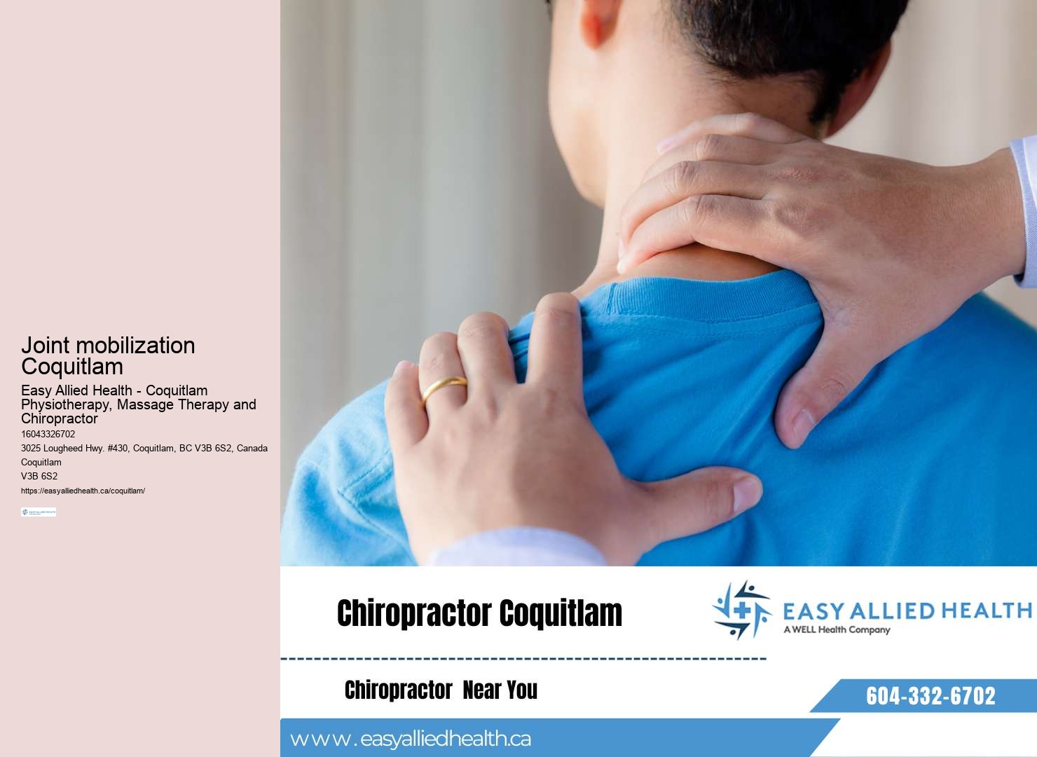 Coquitlam Physiotherapy for Disability Management