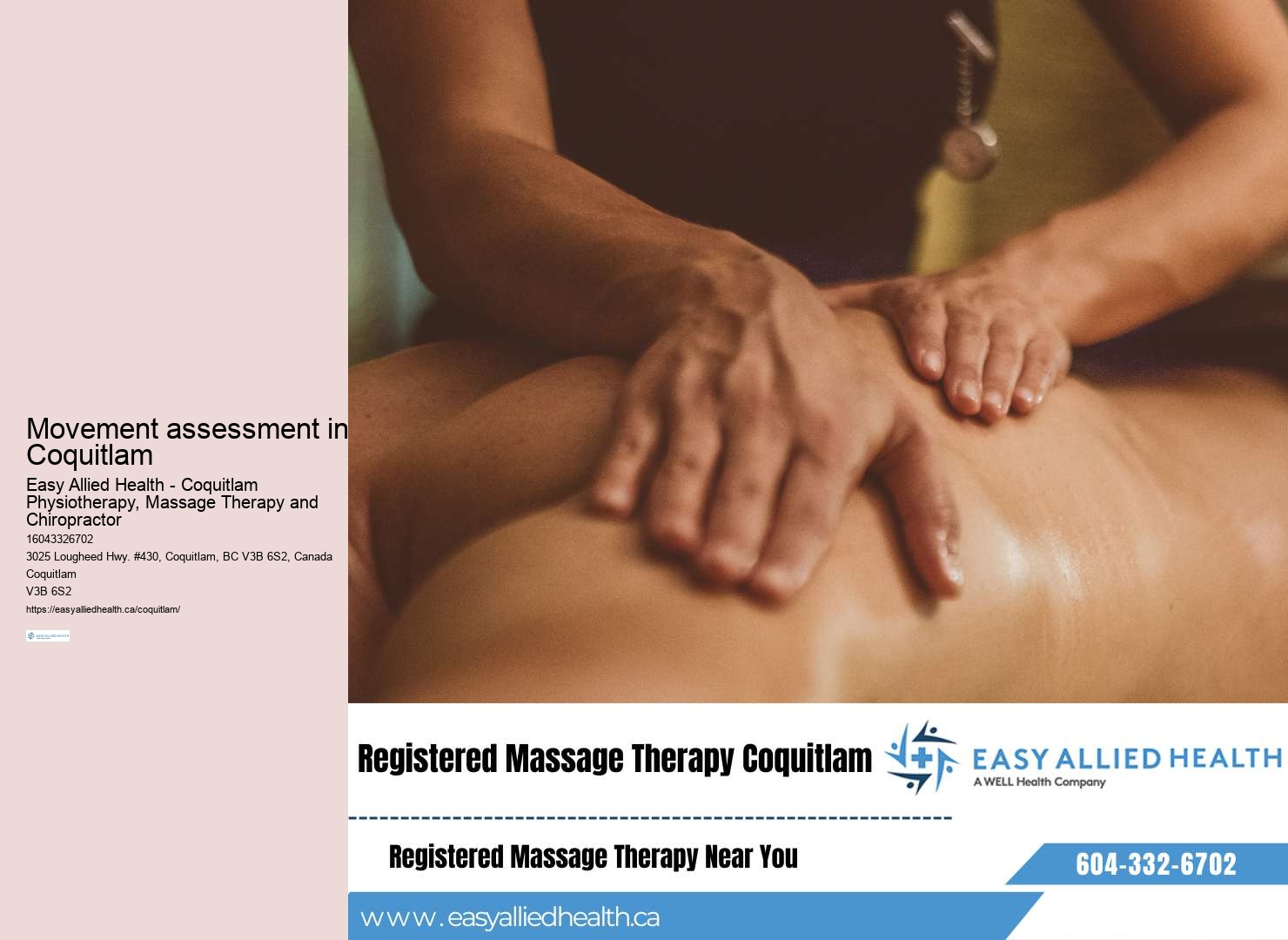 Coquitlam musculoskeletal rehabilitation center