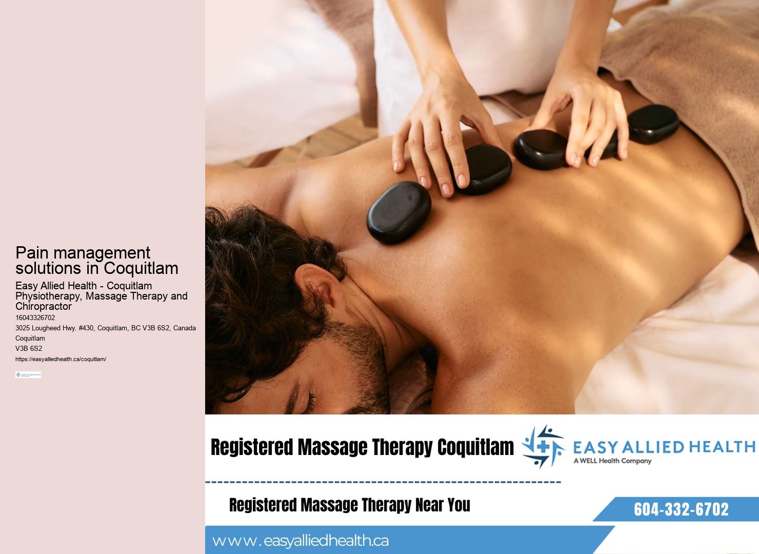 Comprehensive post-surgical rehab in Coquitlam