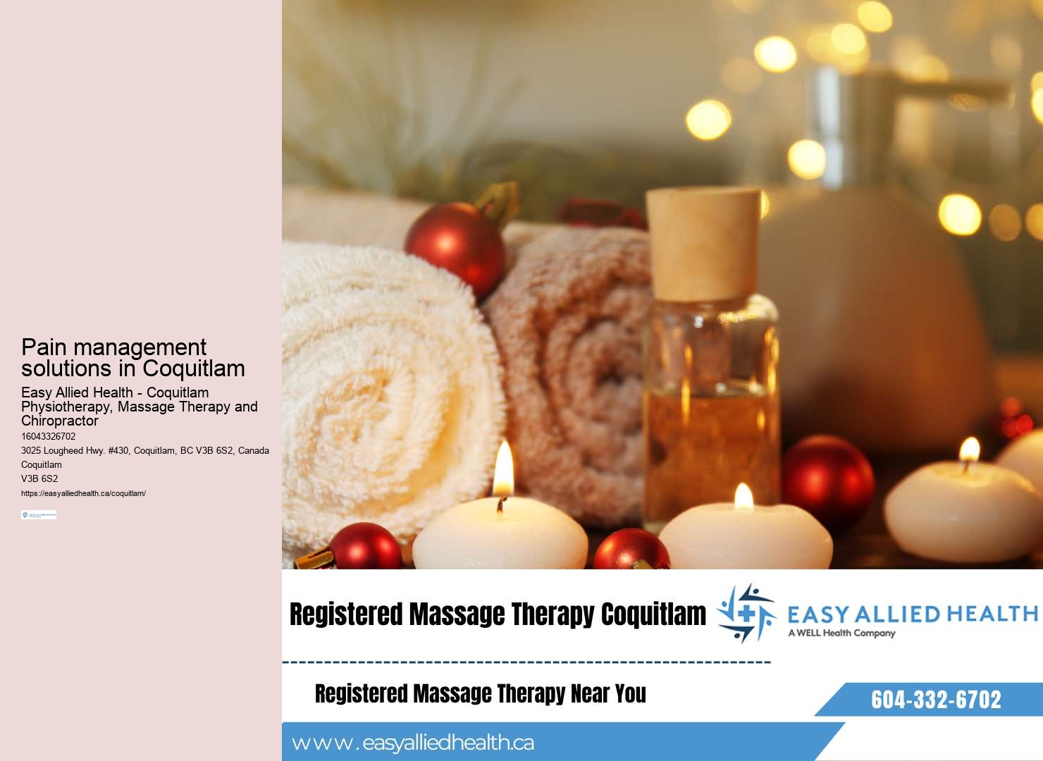 Coquitlam exercise specialists