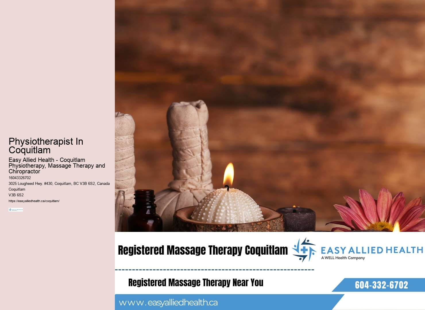 Coquitlam physical therapy center